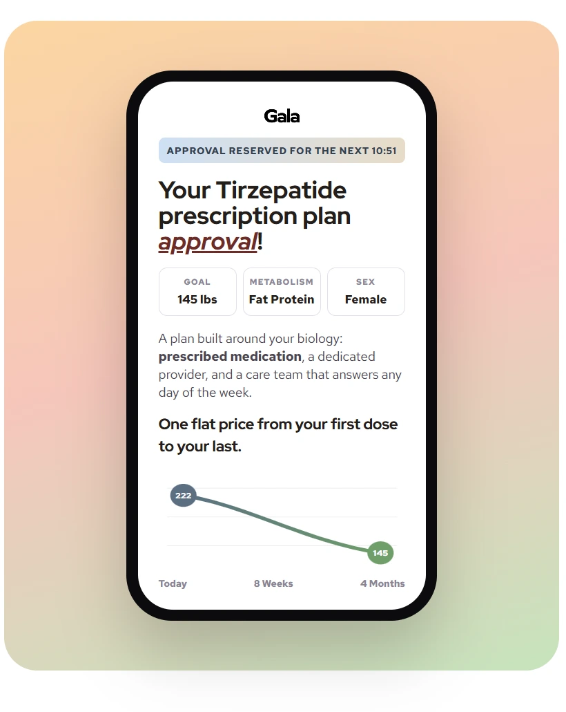 Gala Prescription Approval Mobile UI